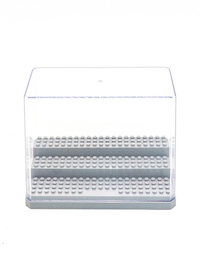 دبليو ام ام علبة عرض مجسمات صغيرة من الأكريليك، قابلة للتكديس، لعرض مجسمات الحركة ومكعبات الليغو، علبة عرض شفافة مقاومة للغبار لمحبي الليغو - Image 1